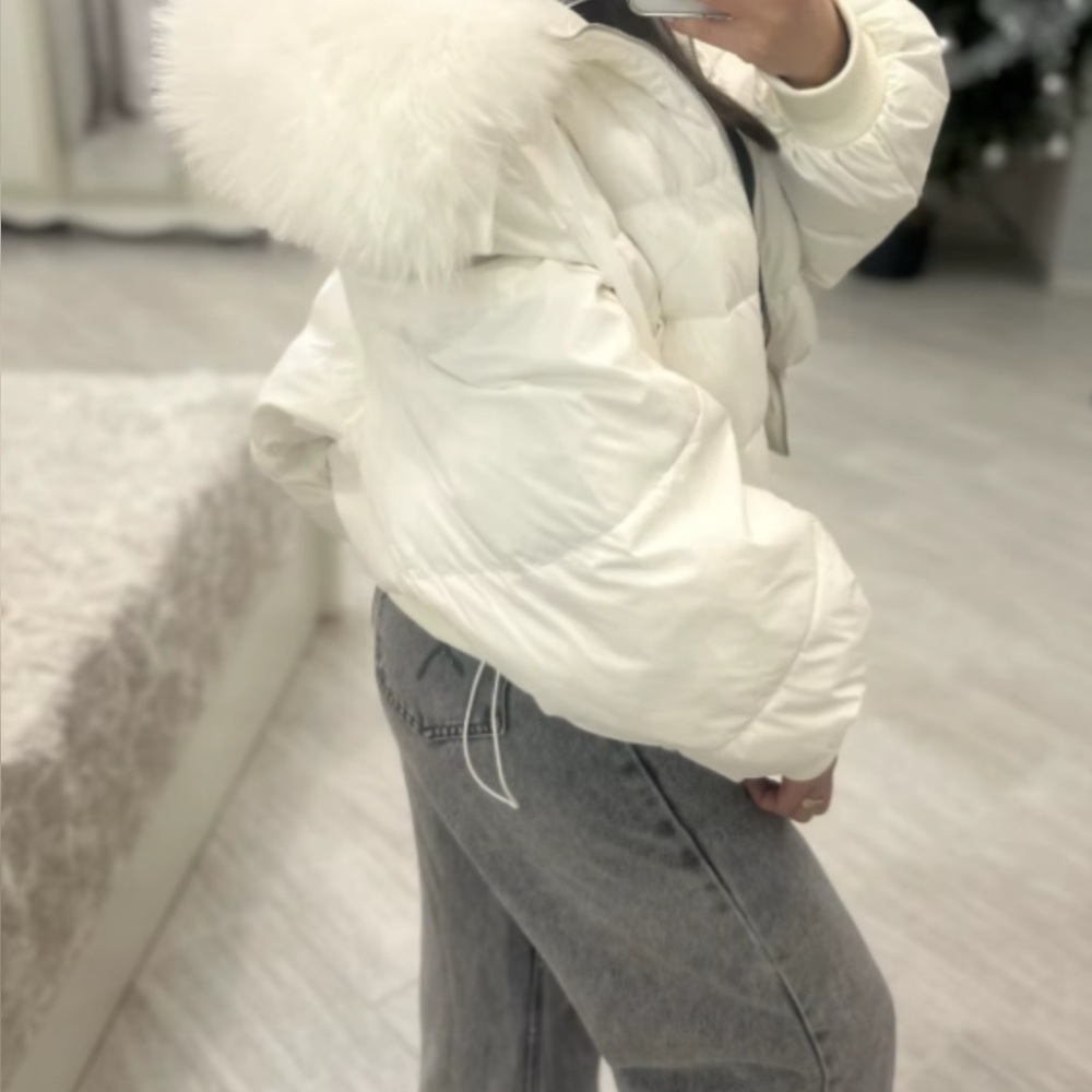 Lightweight Puffer Down Jacket, Small - image 1